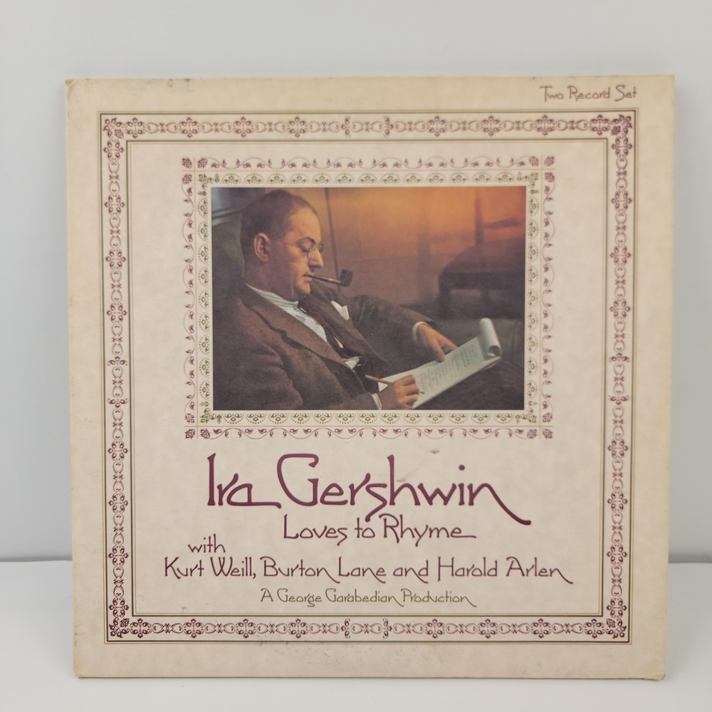 Ira Gershwin Loves to Rhyme 2 LP Vinyl Set Mark56 Records 680 Weill Lane Arlen
